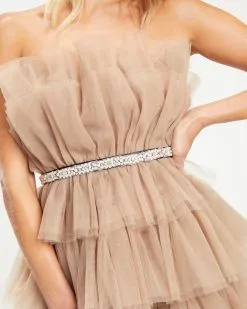 Anna Pearl Tie Belt - Black - FINAL SALE