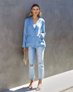 Antonella Tencel Pocketed Blazer - SALE -clothes Sales Anotonellatencelpocketedblazer01141