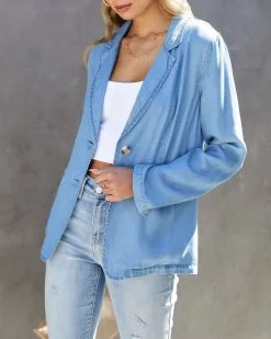 Antonella Tencel Pocketed Blazer - SALE -clothes Sales Anotonellatencelpocketedblazer5501181