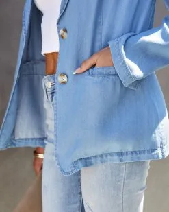 Antonella Tencel Pocketed Blazer - SALE -clothes Sales Anotonellatencelpocketedblazer6301191