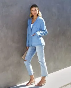 Antonella Tencel Pocketed Blazer - SALE -clothes Sales Anotonellatencelpocketedblazer901151