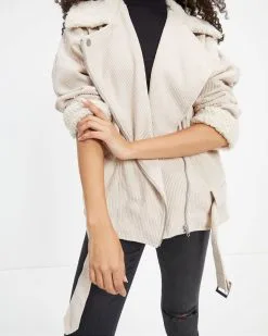 Blake Corduroy Faux Sherpa Moto Jacket - Cream - FINAL SALE 11 Blake Corduroy Faux Sherpa Moto Jacket - Cream - FINAL SALE -clothes Sales Blake Corduroy Faux Sherpa Moto Jacket Cream 3615