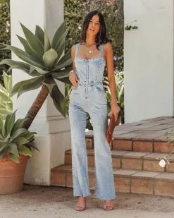 Bombshell Denim Pocketed Jumpsuit -clothes Sales BombshellDenimPocketedJumpsuit129