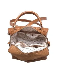 Brette Convertible Backpack - Tan - LAST CHANCE 7 Brette Convertible Backpack - Tan - LAST CHANCE -clothes Sales BretteConvertibleBackpack Tan Interior