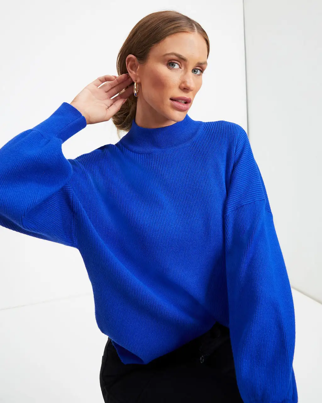 Bridgette Open Hoops - Gold - LAST CHANCE 2 Bridgette Open Hoops - Gold - LAST CHANCE - Image 2