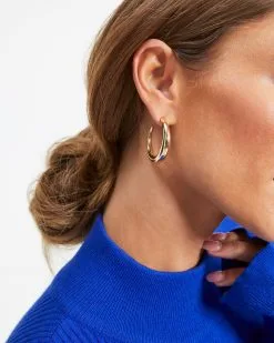 Bridgette Open Hoops - Gold - LAST CHANCE 6 Bridgette Open Hoops - Gold - LAST CHANCE -clothes Sales Bridgette Open Hoops Gold 2596