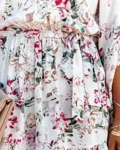 Cristina Floral Bell Sleeve Romper - FINAL SALE -clothes Sales CRISTINAFLORALBELLSLEEVEROMPER 6