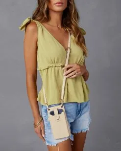 Claire Woven Phone + Cardholder Crossbody Bag - Natural -clothes Sales Clairewovenphonecardholdercrossbodybagnatural 3