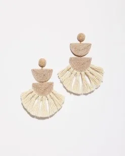 Isle Bonita Earrings - Taupe 