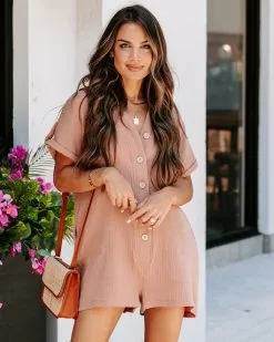 Splendor Spring Cotton Pocketed Romper - Dusty Mauve - FINAL SALE 13 Splendor Spring Cotton Pocketed Romper - Dusty Mauve - FINAL SALE -clothes Sales EM4A1515