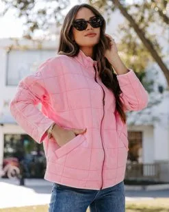 Sadie Quilted Pocketed Cotton Blend Jacket - Faded Pink - FINAL SALE 11 Sadie Quilted Pocketed Cotton Blend Jacket - Faded Pink - FINAL SALE -clothes Sales EM4A1565 117cca4f cf49 4636 a88e 444da8f949a2