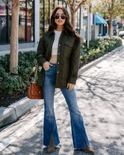 Landry Quilted Pocketed Jacket - Olive - FINAL SALE -clothes Sales EM4A3739 4f4770c1 db01 4133 878e b74d9b63a8f9