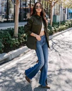 Landry Quilted Pocketed Jacket - Olive - FINAL SALE -clothes Sales EM4A3786 24891ed6 20bc 4e0e 84f5 1f2f1ad7f5e9