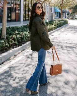 Landry Quilted Pocketed Jacket - Olive - FINAL SALE -clothes Sales EM4A3798 855784cc a8bd 45c1 8ae0 a111d8088105