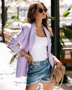 Standards Pocketed Blazer - Lilac - SALE -clothes Sales EM4A5745 2c9b3dcd c9da 4960 ad11 d4e4bae12c7b