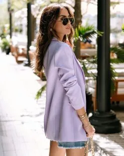 Standards Pocketed Blazer - Lilac - SALE -clothes Sales EM4A5750 a29b8c85 6cc9 4798 aa86 00a04600fef2