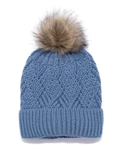 Elf Pom Beanie - Blue - LAST CHANCE