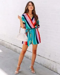 Chasing Rainbows Kimono Romper - FINAL SALE 10 Chasing Rainbows Kimono Romper - FINAL SALE -clothes Sales FDP 44