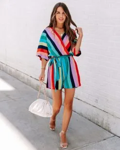 Chasing Rainbows Kimono Romper - FINAL SALE 12 Chasing Rainbows Kimono Romper - FINAL SALE -clothes Sales FDP 46