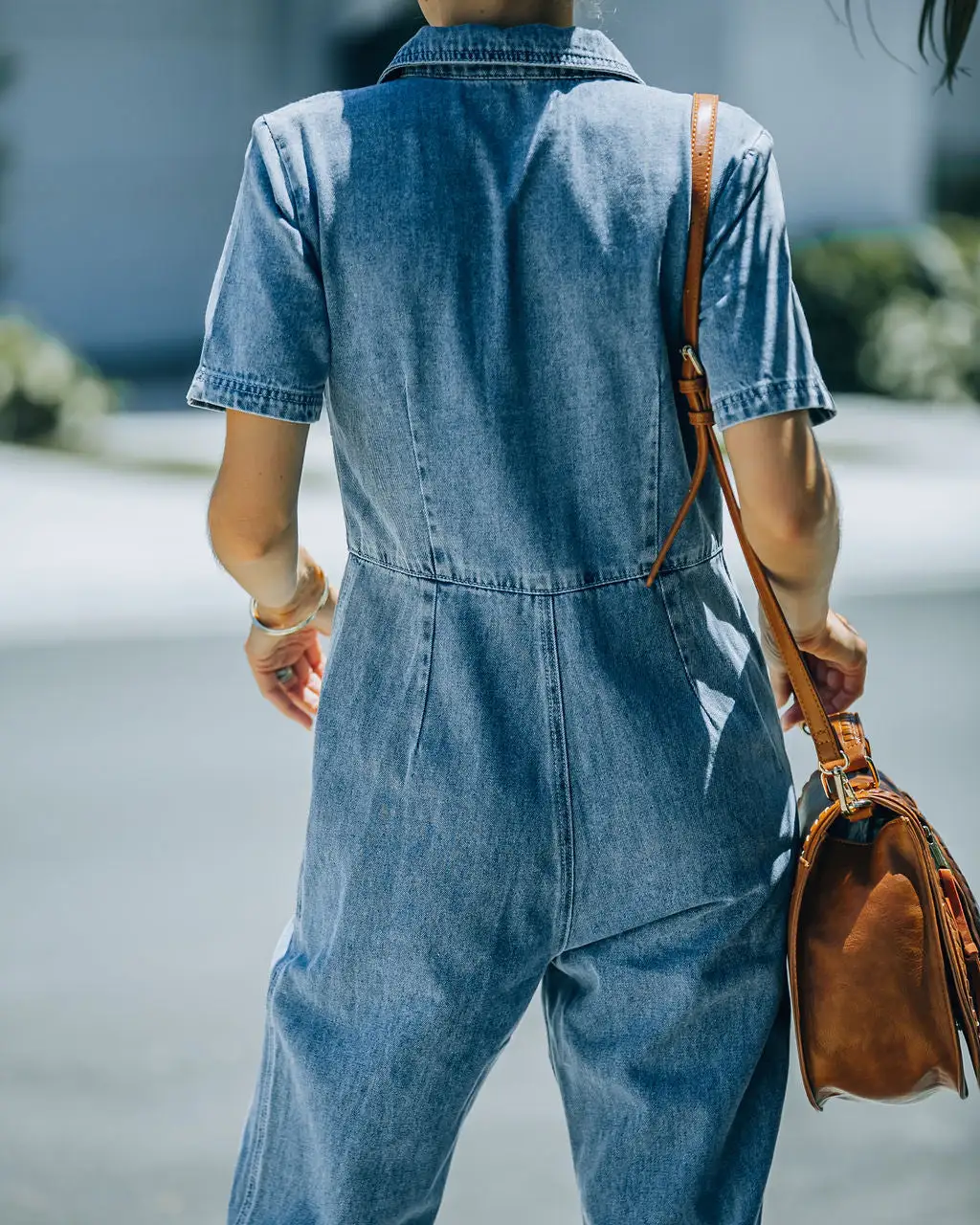 Falon Pocketed Denim Utility Jumpsuit - FINAL SALE 2 Falon Pocketed Denim Utility Jumpsuit - FINAL SALE - Image 2