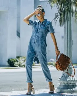 Falon Pocketed Denim Utility Jumpsuit - FINAL SALE 19 Falon Pocketed Denim Utility Jumpsuit - FINAL SALE -clothes Sales FO6C0254