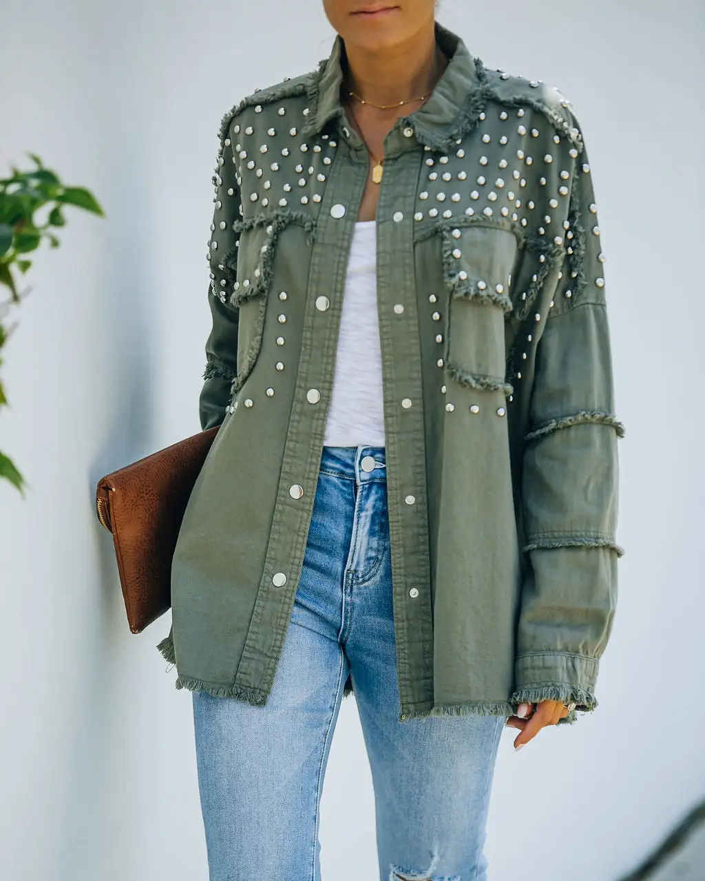 Henders Cotton Studded Utility Jacket - FINAL SALE 7 Henders Cotton Studded Utility Jacket - FINAL SALE - Image 7