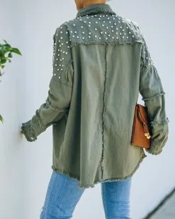 Henders Cotton Studded Utility Jacket - FINAL SALE 10 Henders Cotton Studded Utility Jacket - FINAL SALE -clothes Sales FO6C2716