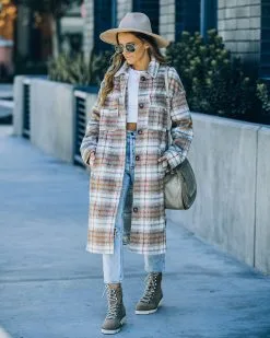 Wayland Pocketed Plaid Coat - Taupe - FINAL SALE 19 Wayland Pocketed Plaid Coat - Taupe - FINAL SALE -clothes Sales FO6C4186 b2be8c57 b7ce 4e99 80c9 b3770a35017d