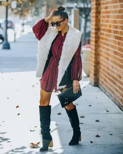 Mammoth Pocketed Faux Fur Lined Vest - Black - FINAL SALE -clothes Sales FO6C5461 1bb0ed75 9bd1 493f bec5 256d3a9fea1b