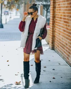 Mammoth Pocketed Faux Fur Lined Vest - Black - FINAL SALE -clothes Sales FO6C5470