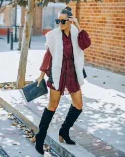 Mammoth Pocketed Faux Fur Lined Vest - Black - FINAL SALE -clothes Sales FO6C5489 278c7b82 3070 4c99 8c49 29b5b2ed5b03