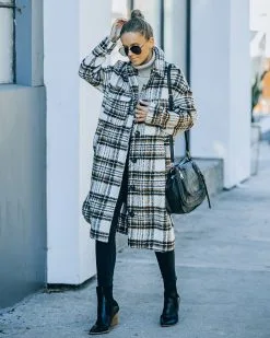 Wayland Pocketed Plaid Coat - Brown - FINAL SALE 17 Wayland Pocketed Plaid Coat - Brown - FINAL SALE -clothes Sales FO6C5629 b7b94f1e 6756 4eab 9123 30aab4dff6f6