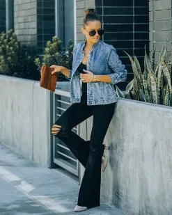 Reagan Pocketed Two-Tone Denim Jacket - FINAL SALE -clothes Sales FO6C5992 87ccfd1e 3a64 4a51 8b5e b21916216cba