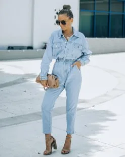 Kendall Pocketed Denim Jumpsuit - FINAL SALE -clothes Sales FO6C6927 543362fb 3021 4a43 8b9b 5a7d4ff99890