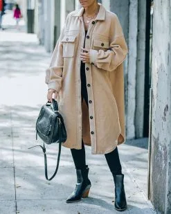 Alayjah Pocketed Longline Fleece Shacket - Biscotti - LAST CHANCE 19 Alayjah Pocketed Longline Fleece Shacket - Biscotti - LAST CHANCE -clothes Sales FO6C7198 c9f30436 4ce6 4553 99f8 d192dc677d14