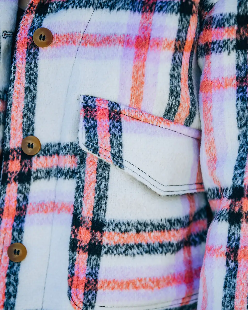 Raylan Pocketed Plaid Jacket - FINAL SALE 4 Raylan Pocketed Plaid Jacket - FINAL SALE - Image 4