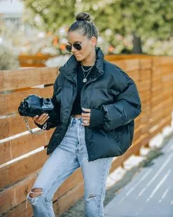 Alina Pocketed Puffer Jacket - Black - FINAL SALE -clothes Sales FO6C8036 2541f83c 2d26 46ba ba71 e1c5da3d9560