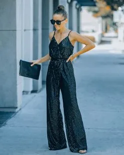 Starry Night Sequin Jumpsuit - Black -clothes Sales FO6C8165 3c23e1a1 a9bc 4df1 9f80 993a1e94793d