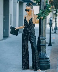 Starry Night Sequin Jumpsuit - Black -clothes Sales FO6C8223 6fab361c d904 4072 979a 0bd85f38aa84