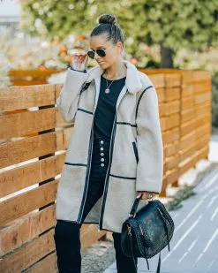 City Center Pocketed Faux Leather Sherpa Coat - FINAL SALE -clothes Sales FO6C8418 52243751 e310 43c9 94de baa0c9f64cd4