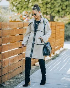 City Center Pocketed Faux Leather Sherpa Coat - FINAL SALE -clothes Sales FO6C8495 02d57477 b71f 4025 a852 7cda50b939ba