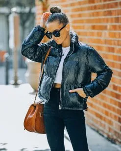 Giada Pocketed Python Puffer Jacket - Black - FINAL SALE 18 Giada Pocketed Python Puffer Jacket - Black - FINAL SALE -clothes Sales FO6C8915 6ce673f0 dd40 4e75 96a3 1aaf1f07142b