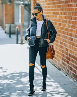 Giada Pocketed Python Puffer Jacket - Black - FINAL SALE 16 Giada Pocketed Python Puffer Jacket - Black - FINAL SALE -clothes Sales FO6C8951 472d3512 e545 43c7 a902 c4d47aa67abb