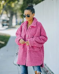 Maddie Pocketed Teddy Jacket - FINAL SALE -clothes Sales FO6C9212