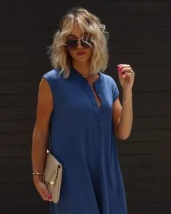 Cyndella Pocketed Jumpsuit - Navy -clothes Sales Facetune 04 05 2023 17 03 45