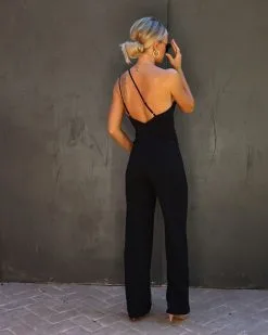 Cedric One Shoulder Cutout Jumpsuit - Black - FINAL SALE -clothes Sales Facetune 05 10 2022 21 46 38