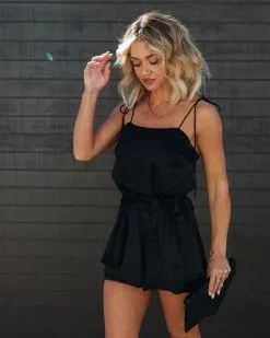 Midnight Chic Satin Should Tie Romper - Black -clothes Sales Facetune 23 03 2023 20 46 38