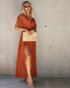 Weekend Plans Wide Leg Side Slit Jumpsuit - Rust - FINAL SALE -clothes Sales Facetune 25 07 2022 21 58 53