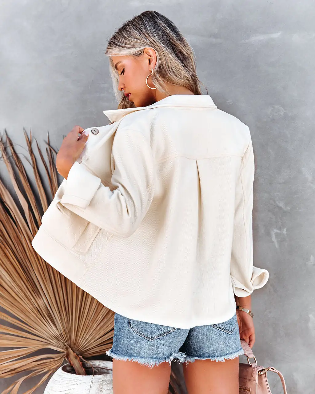 Faiz Pocketed Button Down Knit Jacket 2 Faiz Pocketed Button Down Knit Jacket - Image 2