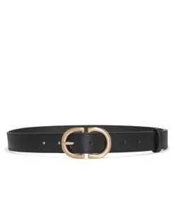 Finley Gold Buckle Belt - Black - FINAL SALE 6 Finley Gold Buckle Belt - Black - FINAL SALE -clothes Sales FinleyGoldBuckleBelt Black